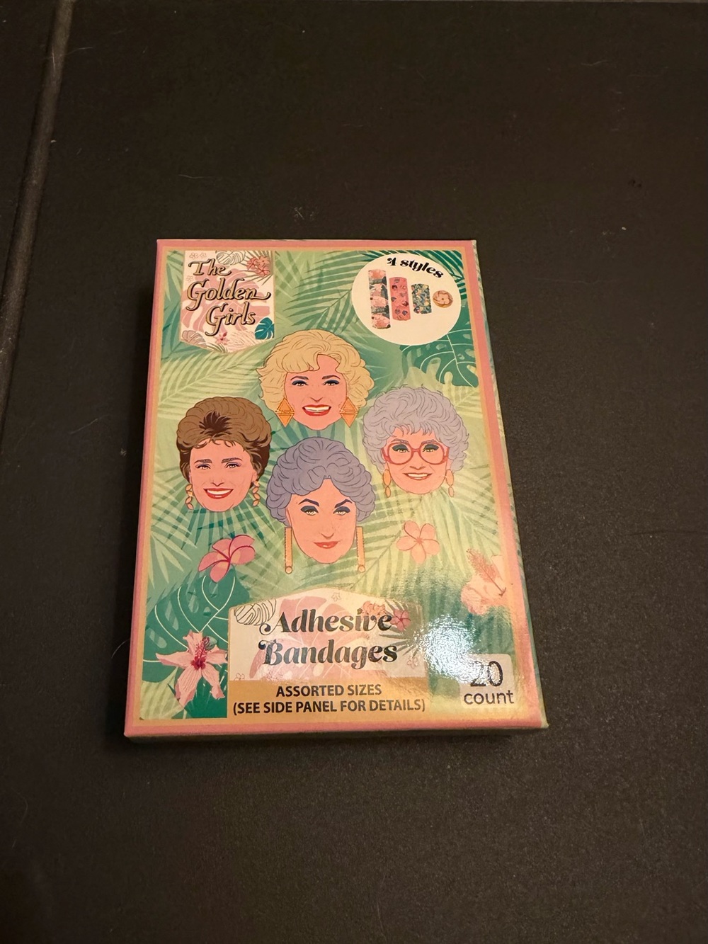 Golden Girls-Adhesive Bandages - Pink & Green Pack